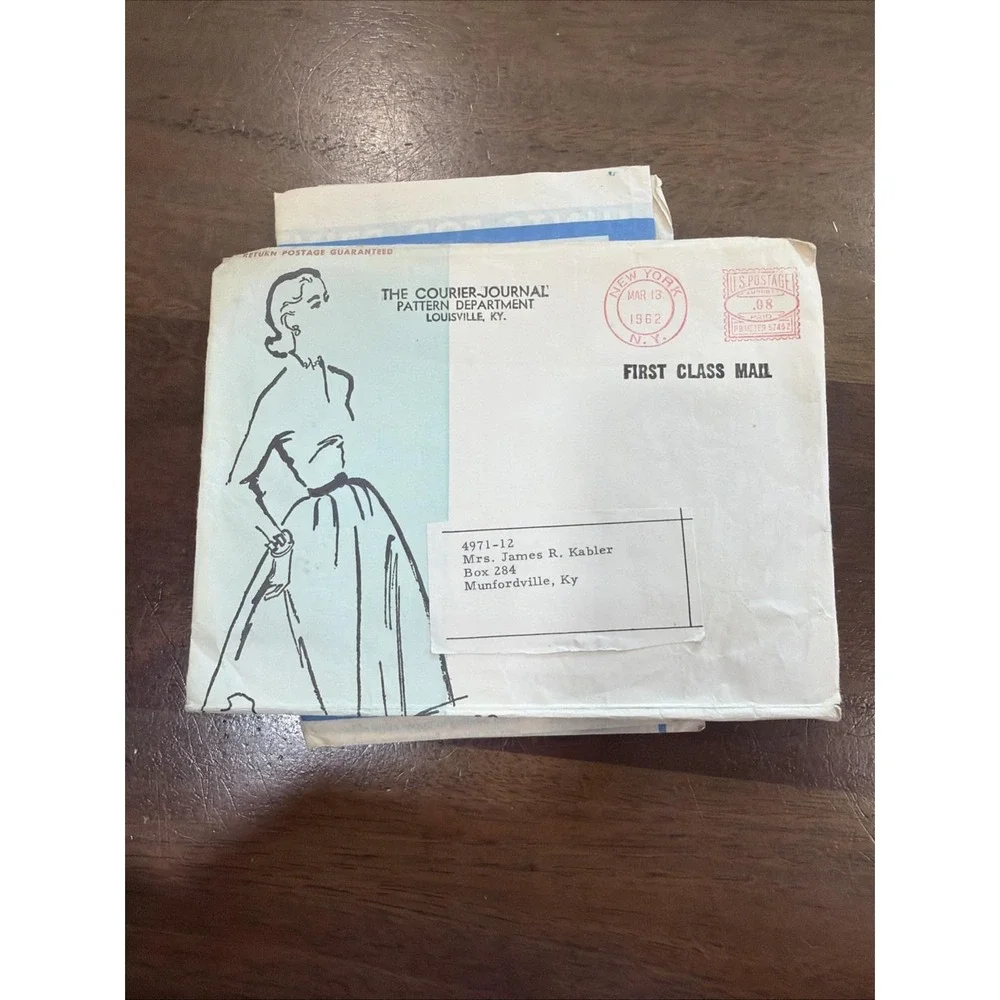Vintage 1960's Women's Mail order Dress Pattern #4971